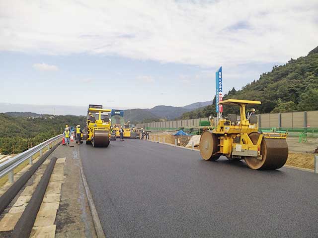 舞鶴若狭自動車道 高野工事
