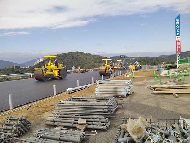 舞鶴若狭自動車道 高野工事