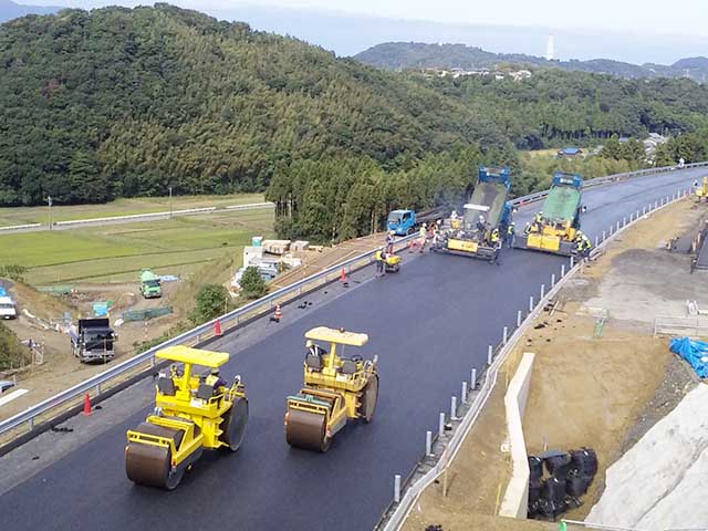 舞鶴若狭自動車道 高野工事
