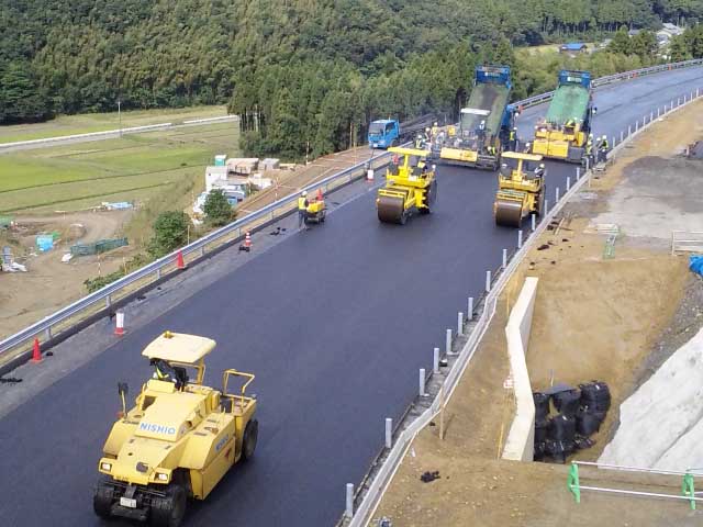 舞鶴若狭自動車道 高野工事