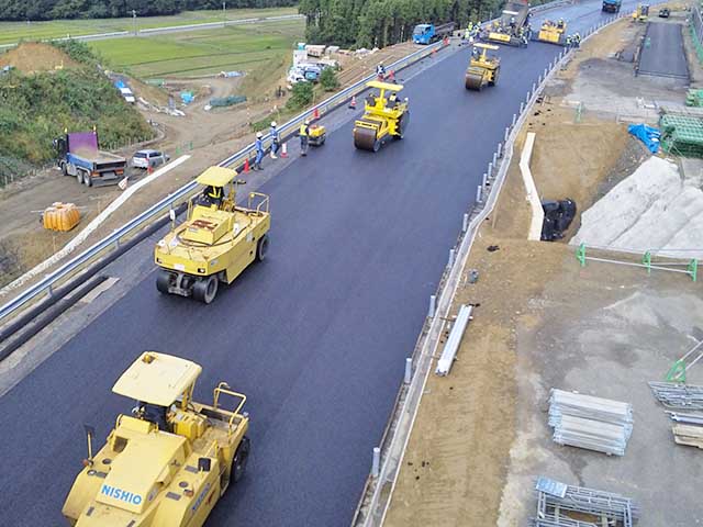 舞鶴若狭自動車道 高野工事