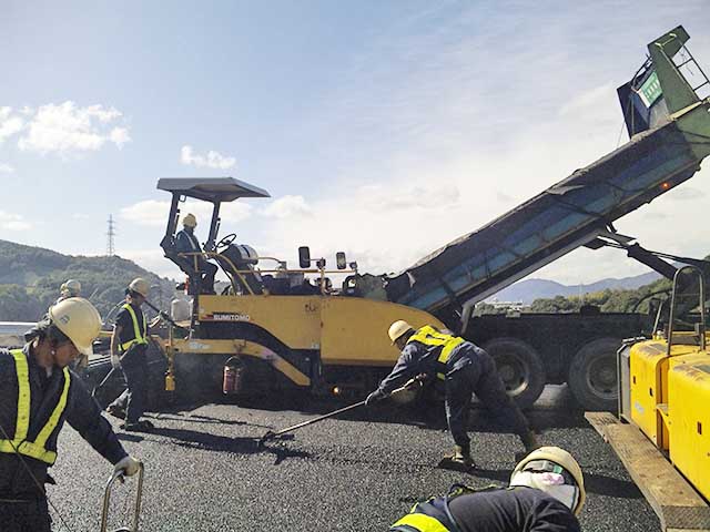 舞鶴若狭自動車道 高野工事